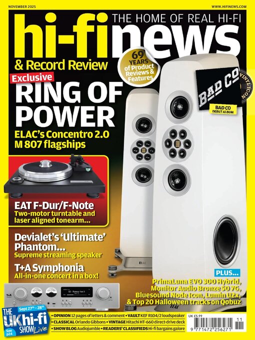 Title details for Hi Fi News by AV Tech Media Ltd - Available